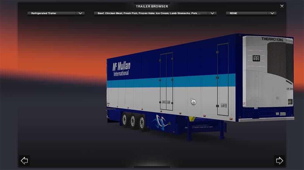 Mcmullan Trailer – Trailers mod for Euro Truck Simulator 2