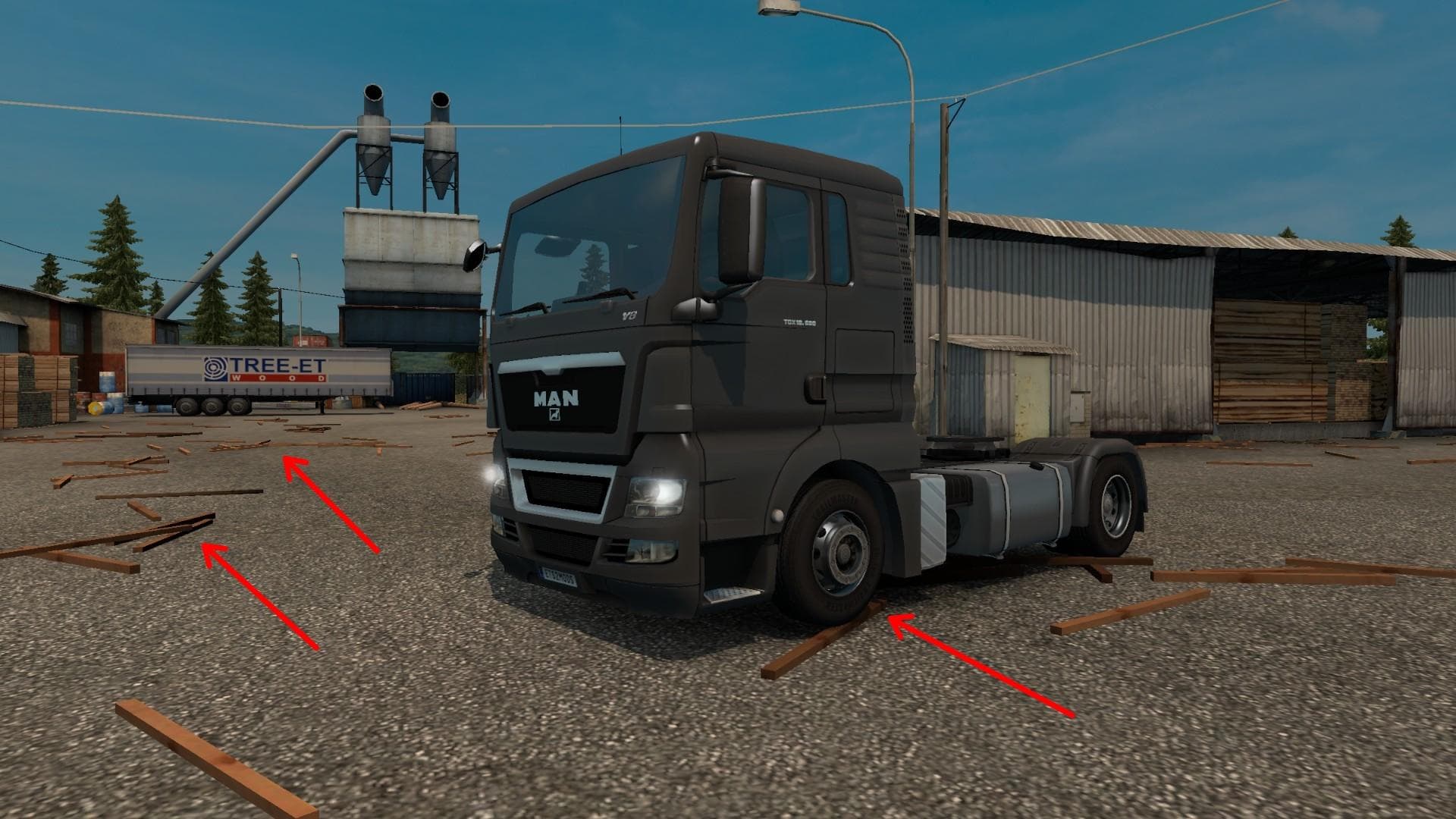 MODFIED SAWMILL 1.20.X – Maps mod for Euro Truck Simulator 2