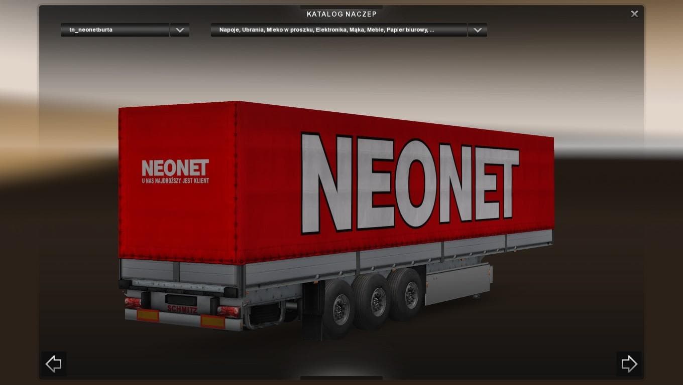 NEONET FLATBED SEMI-TRAILER 1.20.1 screenshot 3
