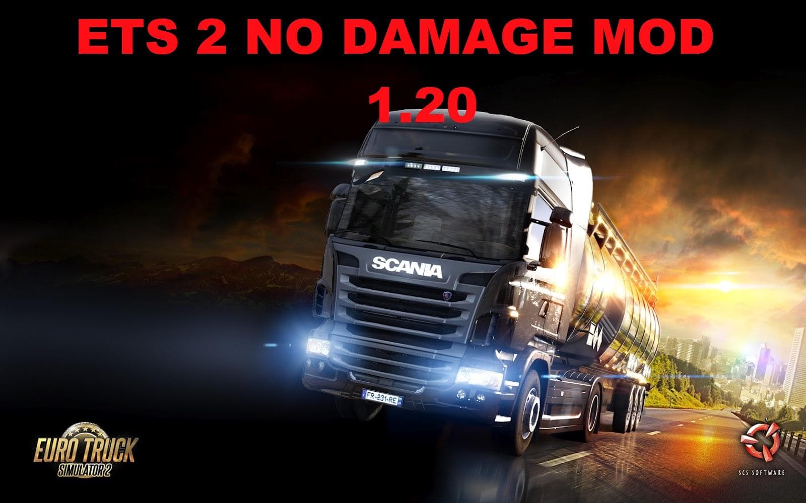 NO DAMAGE MOD 1.20.X – Parts mod for Euro Truck Simulator 2