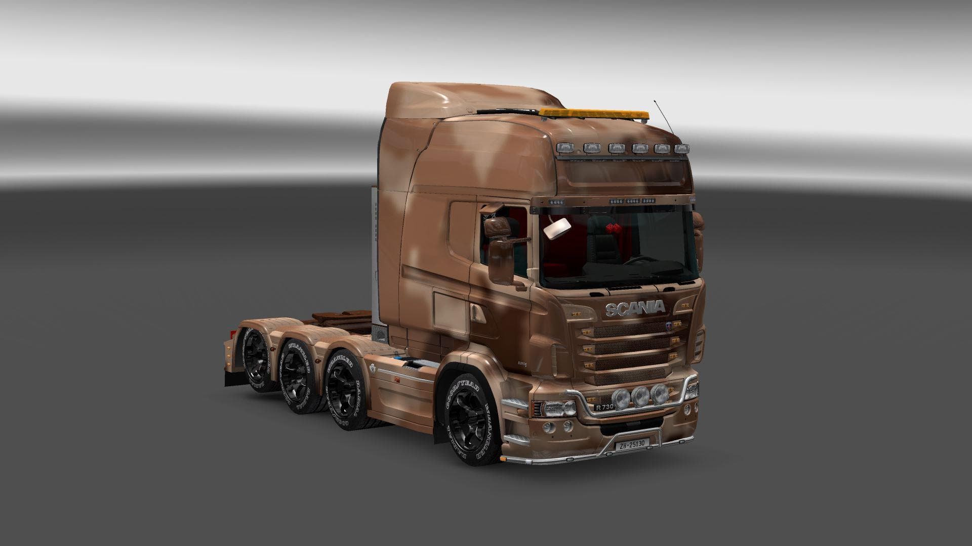 SAND CAMOUFLAGE SKIN FOR SCANIA RJL – Skins mod for Euro Truck Simulator 2