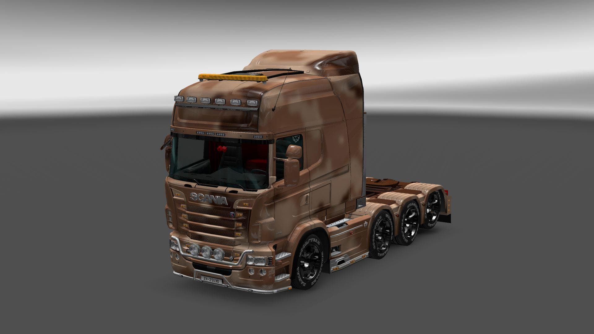 SAND CAMOUFLAGE SKIN FOR SCANIA RJL screenshot 3