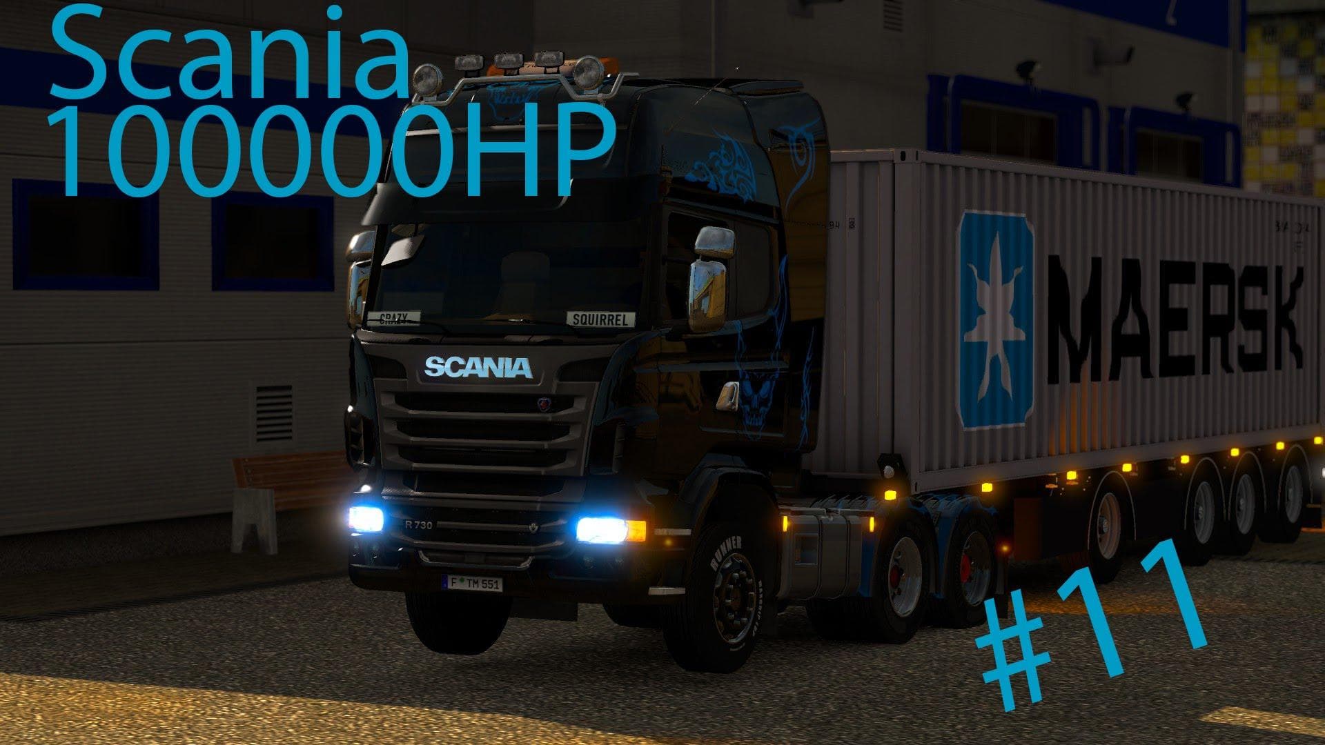 SCANIA 2000HP SUPER ENGINE – Parts mod for Euro Truck Simulator 2