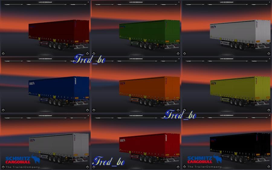 TRAILER PACK SCHMITZ SIMPLE 1.20.X – Trailers mod for Euro Truck Simulator 2
