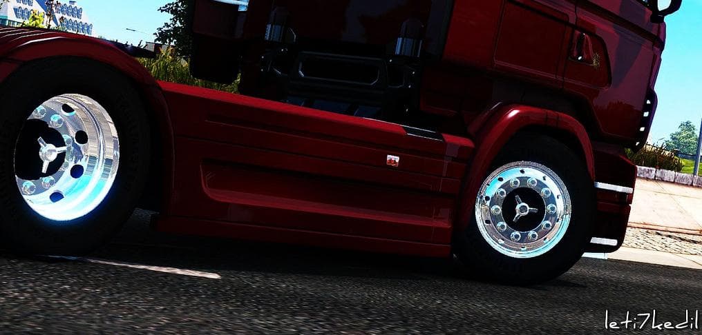 VABIS CHROME WHEEL 1.20.X – Parts mod for Euro Truck Simulator 2