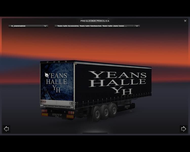 YEANS FLOORPLAN SEMITRAILERS – Trailers mod for Euro Truck Simulator 2