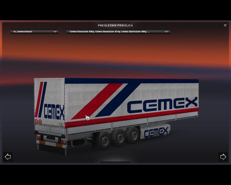 CEMEX SCHMITZAUFLIGER V1.1 - ETS2 mods download – trailers screenshot 2