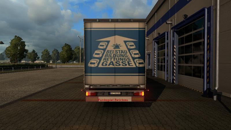 FUNKPSIEL ZWICKAU TRAILER V3.2 - ETS2 mods download – trailers screenshot 2