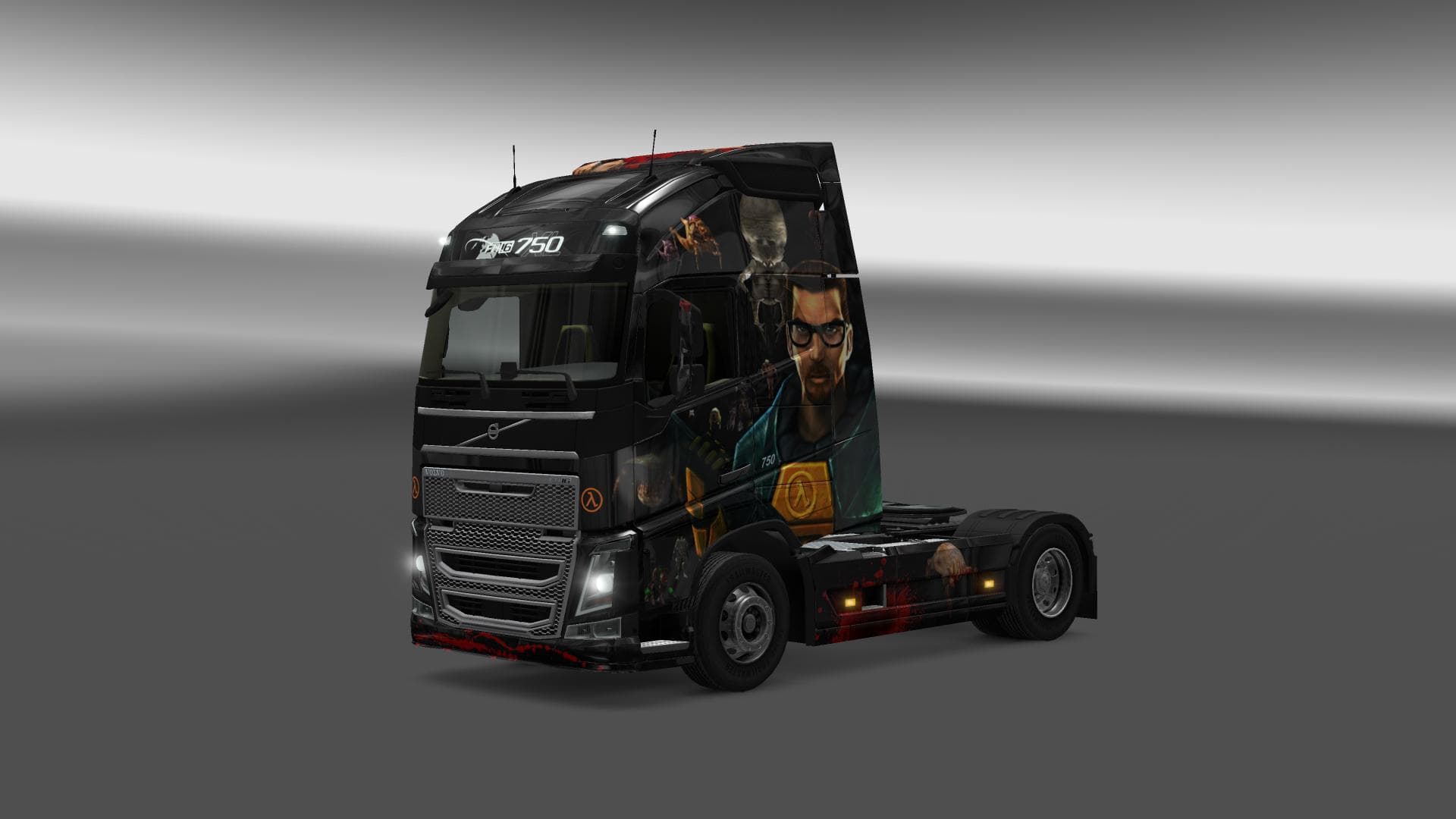 HALF LIFE 1 VOLVO 2012 SKIN – Skins mod for Euro Truck Simulator 2