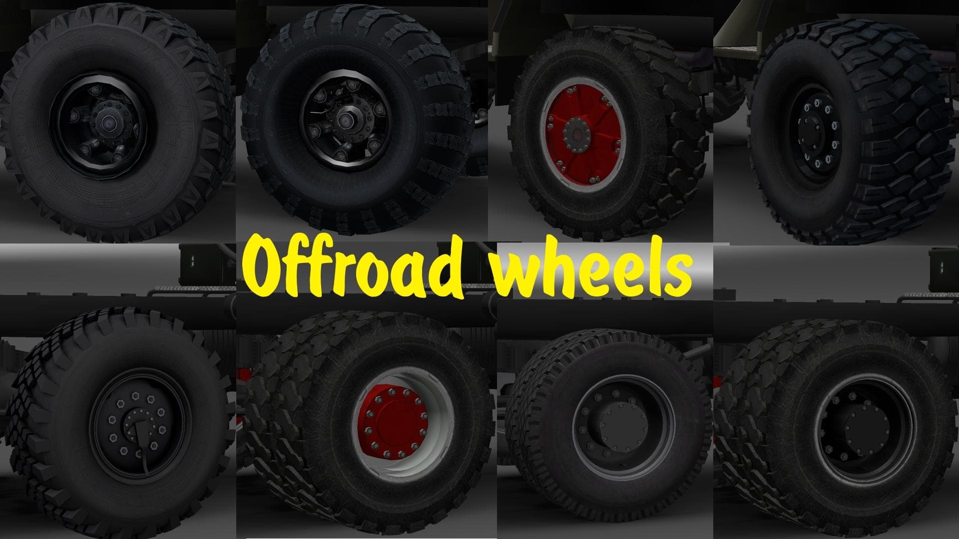 OFF-ROAD WHEELS V1 – Parts mod for Euro Truck Simulator 2