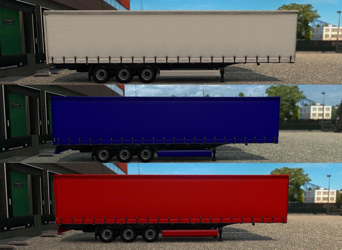 RE-EDITED KRONE PROFI LINER - ONE COLOR 1.0 – Trailers mod for Euro Truck Simulator 2