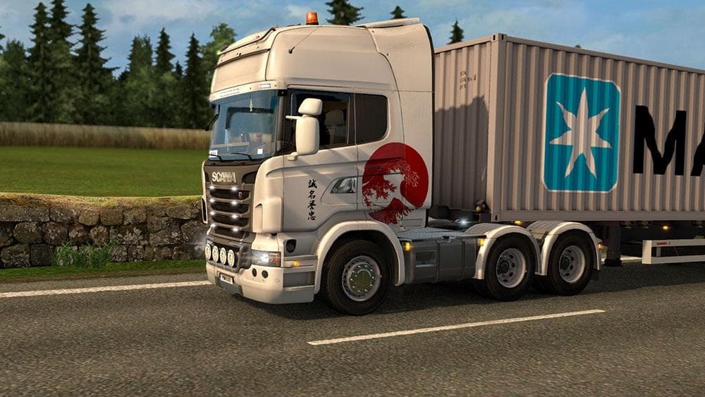 SCANIA R TOPLINE JAPANESE PAINTJOB – Skins mod for Euro Truck Simulator 2