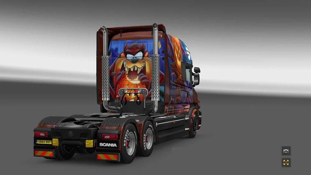 SCANIA T HALLOWEEN SKIN - ETS2 mods download – skins screenshot 2