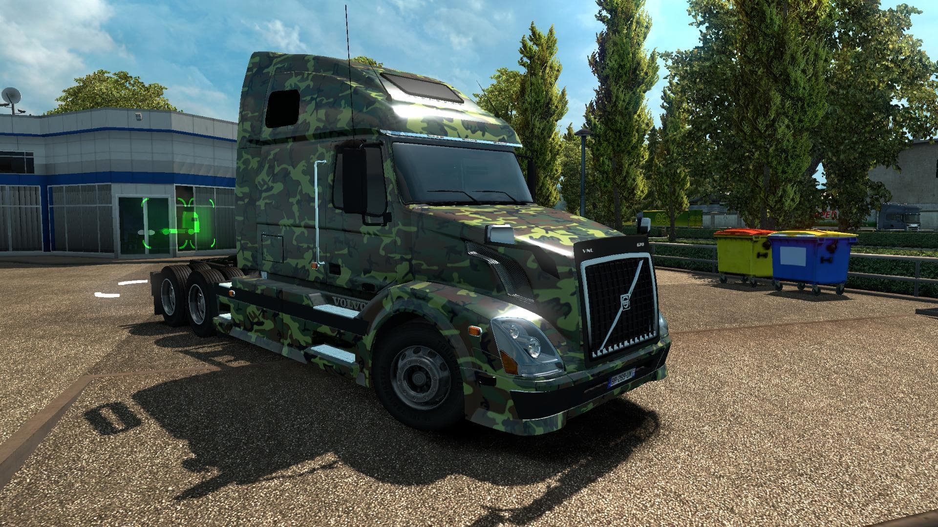 VOLVO VNL 670 ARMY SKIN – Skins mod for Euro Truck Simulator 2