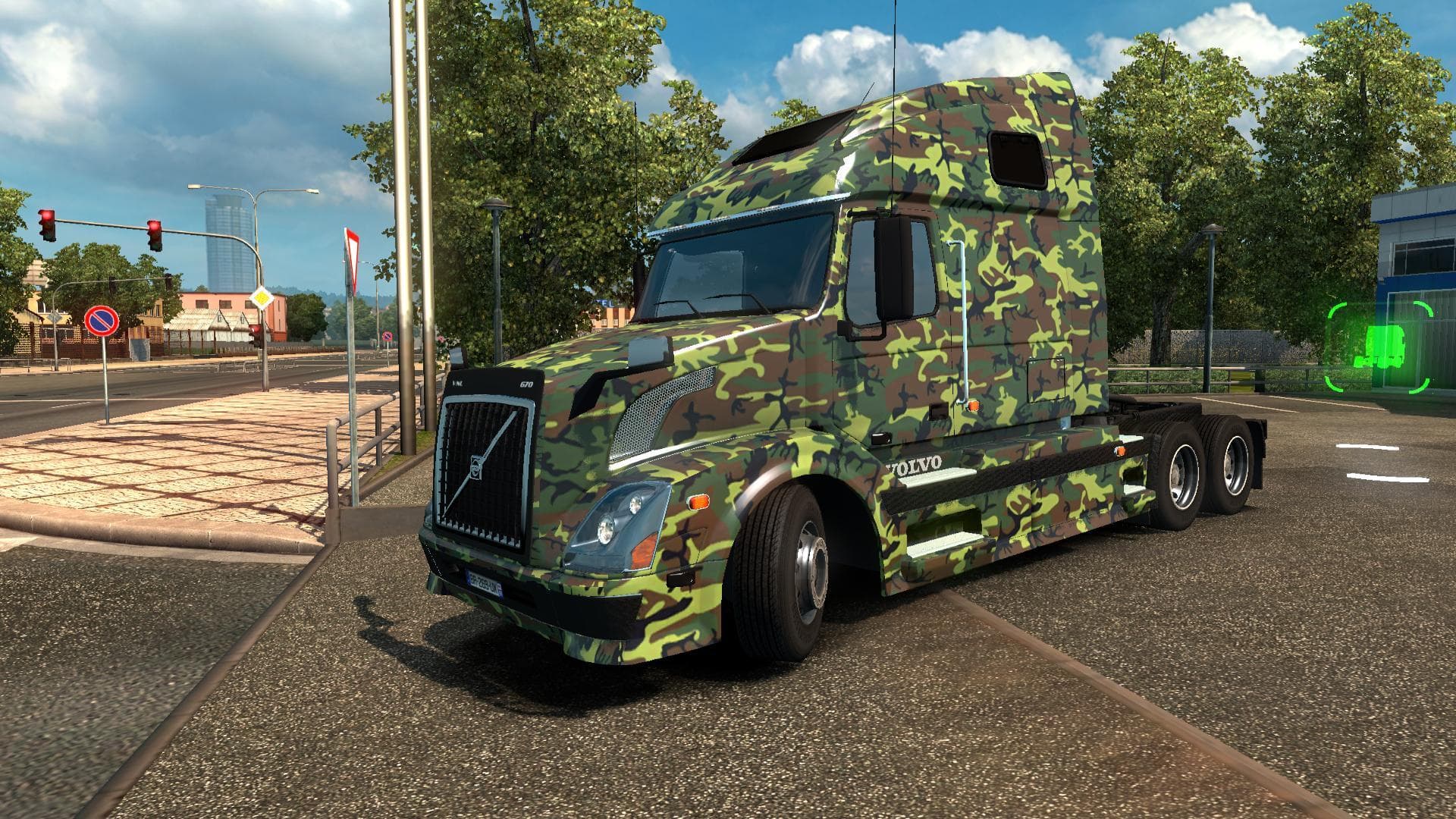 VOLVO VNL 670 ARMY SKIN - ETS2 mods download – skins screenshot 2