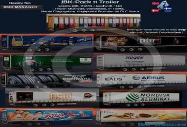 JBK- PACK 11 TRAILER – Trailers mod for Euro Truck Simulator 2