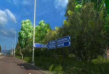 TROPICAL TREES MOD – Parts mod for Euro Truck Simulator 2