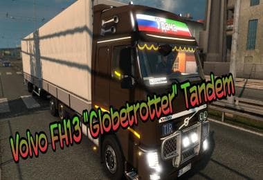 VOLVO FH13 GLOBETROTTER TANDEM – Trucks mod for Euro Truck Simulator 2