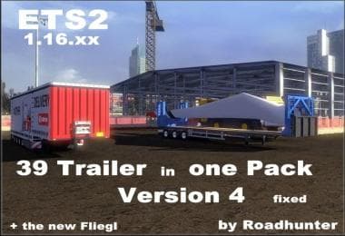 39 ROADHUNTER IN ONE PACK V4 – Parts mod for Euro Truck Simulator 2