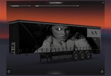 ARMANI TRAILER MOD – Trailers mod for Euro Truck Simulator 2