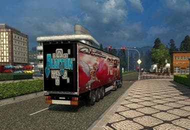 AUDITION TRAILER SKIN – Skins mod for Euro Truck Simulator 2