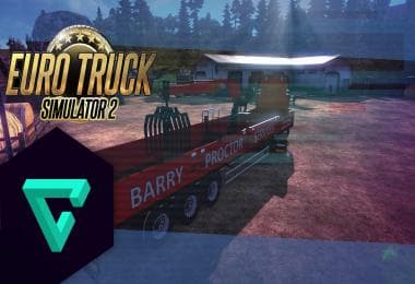 BARRY PROCTOR BRICK TRAILER – Trailers mod for Euro Truck Simulator 2