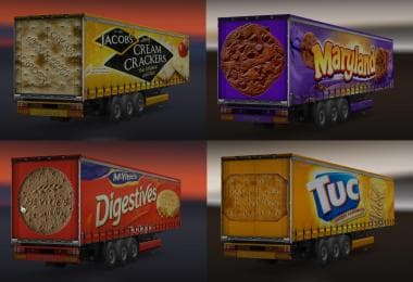 BISCUIT TRAILERS PACK – Trailers mod for Euro Truck Simulator 2