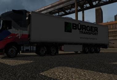 BURGER TRANSPORT TRAILER – Trailers mod for Euro Truck Simulator 2