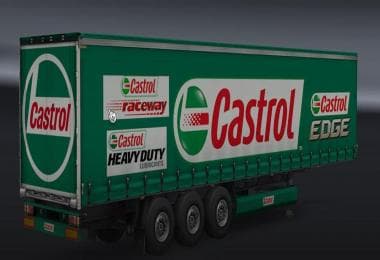 CASTROL MOTOR OIL TRAILERS – Trailers mod for Euro Truck Simulator 2