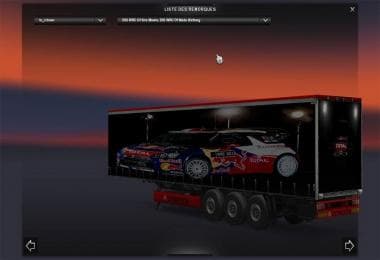 CITROEN DS3 WRC TRAILER – Trailers mod for Euro Truck Simulator 2