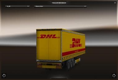 DHL TRAILER – Trailers mod for Euro Truck Simulator 2