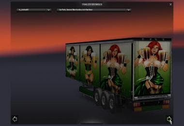 EAM IRISH RED BEER TRAILER SET – Trailers mod for Euro Truck Simulator 2