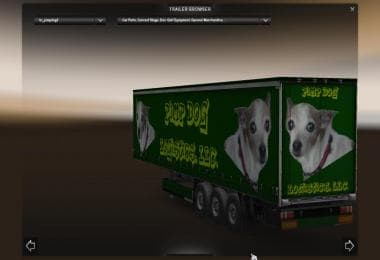 EAM PIMP DOG LOGISTICS TRAILER – Trailers mod for Euro Truck Simulator 2