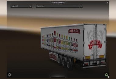 EAM SMIRNOFF VODKA TRAILER – Trailers mod for Euro Truck Simulator 2