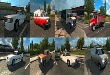 GTA IV TRAFFIC PACK V1 – Other mod for Euro Truck Simulator 2