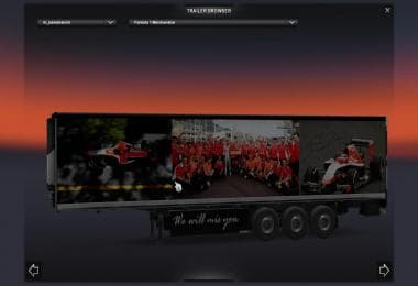 JULES BIANCHI TRIBUTE TRAILER – Trailers mod for Euro Truck Simulator 2
