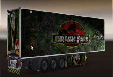 JURASSIC PARK TRAILER – Trailers mod for Euro Truck Simulator 2