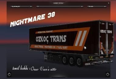 OZKOC TRANS TRAILER – Trailers mod for Euro Truck Simulator 2