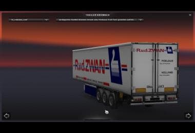 R VD ZWAN TRAILER – Trailers mod for Euro Truck Simulator 2