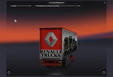RENAULT RANGE T TRAILER – Trailers mod for Euro Truck Simulator 2