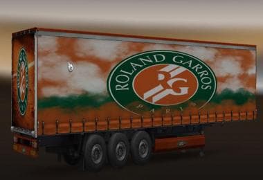 ROLLAND GARROS TRAILER – Trailers mod for Euro Truck Simulator 2