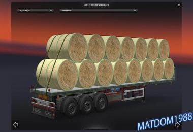 ROUNDBALES STRAW – Parts mod for Euro Truck Simulator 2