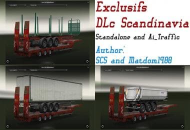 [SCANDINAVIA] OVERWEIGHT PACK V1 – Trailers mod for Euro Truck Simulator 2
