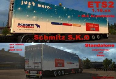 SCHMITZ S.K.O REEFER – Trailers mod for Euro Truck Simulator 2