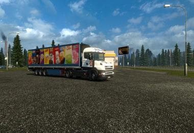 TRAILER ICE CREAM – Trailers mod for Euro Truck Simulator 2
