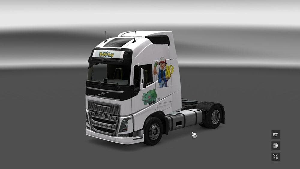 VOLVO FH 2012 POKEMON SKIN – Skins mod for Euro Truck Simulator 2