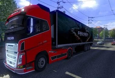 CALL OF DUTY TRAILER SKIN – Skins mod for Euro Truck Simulator 2