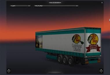 DC-BASS PRO SHOPS TRAILER SKIN 02 – Skins mod for Euro Truck Simulator 2