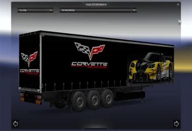 DC-CORVETTE TRAILER SKIN 01 – Skins mod for Euro Truck Simulator 2