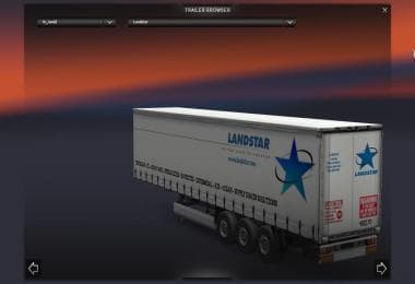 DC-LANDSTAR TRAILER SKIN V2 – Skins mod for Euro Truck Simulator 2